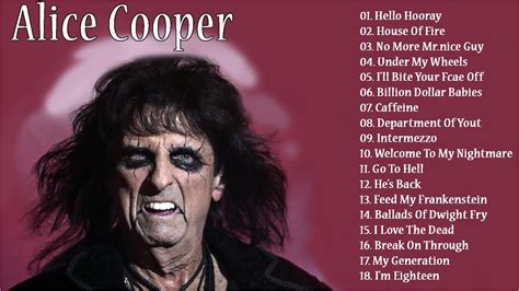 alice cooper s greatest hits best songs of alice cooper full album alice cooper youtube