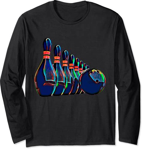 Sport Bowling Long Sleeve T Shirt Amazon Co Uk Fashion