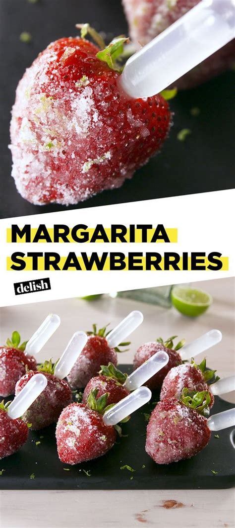 Homemade margaritas are easy to whip up for cinco de mayo or a bbq with friends. Margarita + Strawberries = Edible Cocktail Bites | Recipe ...