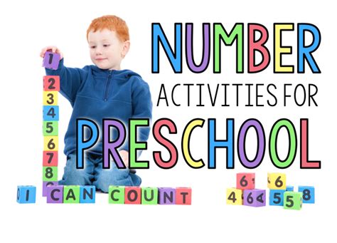 Number Activities For Preschool Mrs Vs Chickadees