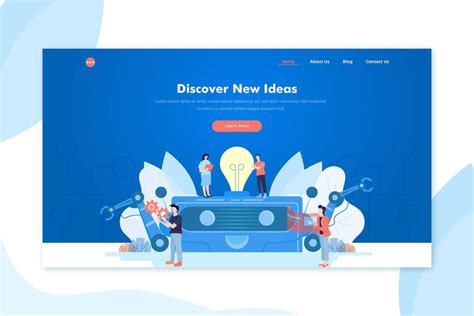Illustration Landing Pages Discover Creative Ideas