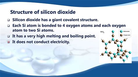 The handling of this chemical may incur notable safety precautions. 4.2.10 Describe the structure of and bonding in silicon ...