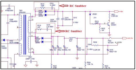 Rc Snubber Circuit In Smps Electronics Repair And Technology News