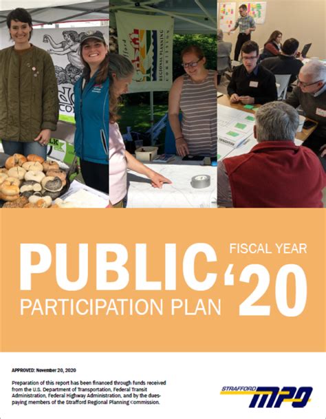 Public Participation Plan 2020 Strafford Regional Planning Commission