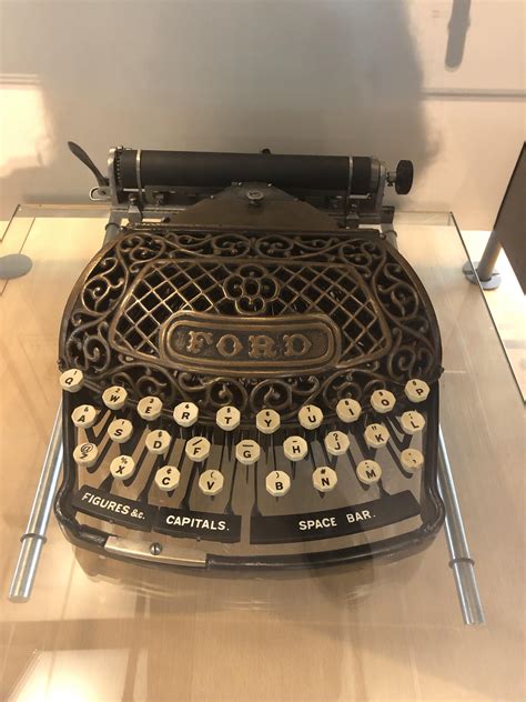 A Beautiful Typewriter By Ford 1895 Rmildlyinteresting