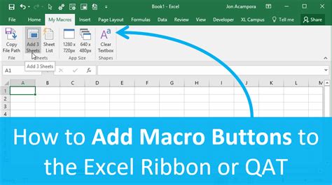 Excel Macro How To Make Button In Excel Youtube Images