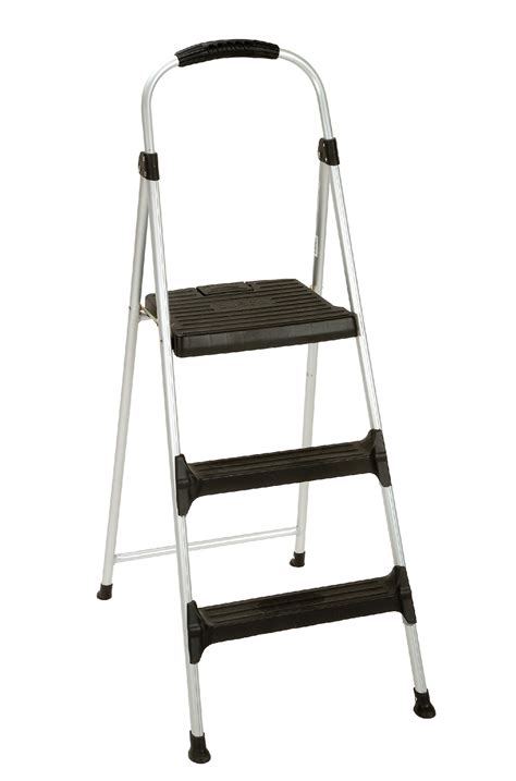 We have a variety to choose from, including folding step stools that can be stored out of the way — like behind a door — when not in use. Cosco Home and Office Products Signature Step Stool Three ...