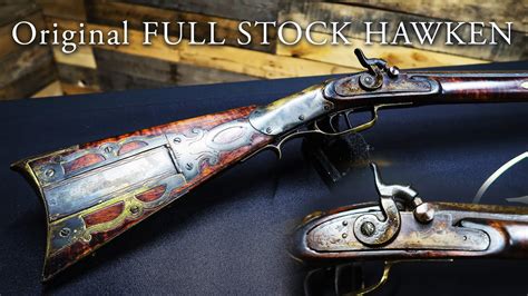 Original Full Stock Hawken Rifle William Hawken The Less Famous