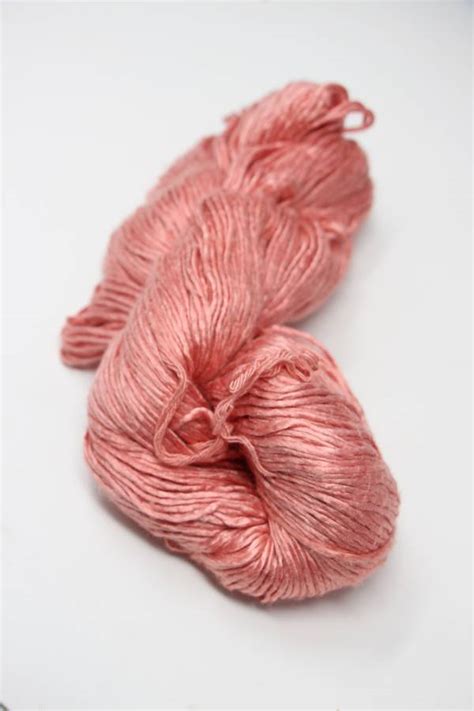 Peau De Soie Silk Yarn Salmon Pink 34 A Fabulous Yarn Exclusive