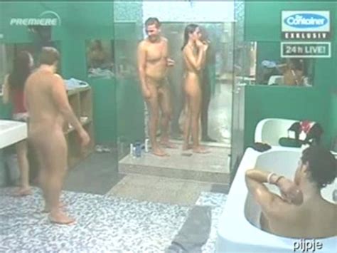 Nude Mixed Gender Shower