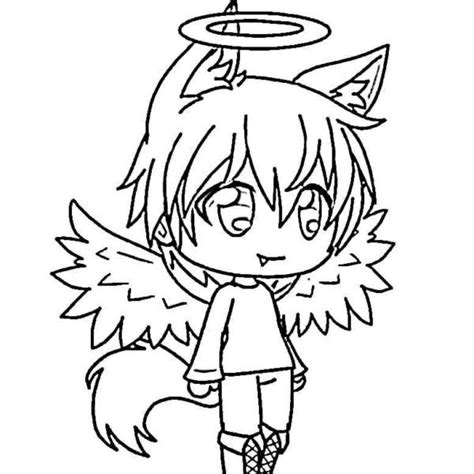 Unique collection for fans of the japanese genre. Gacha Life Girls Coloring Pages - XColorings.com | Angel ...