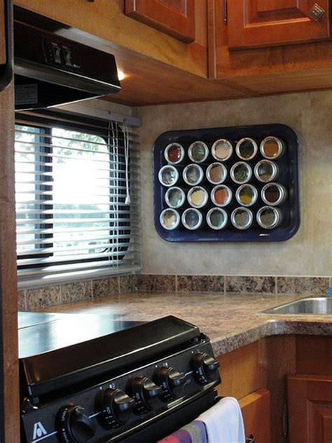 30 Creative Space Saving Ideas For Camper Kitchen Storage Go Travels