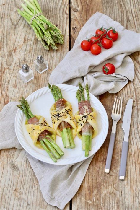 Spargeltaschen mit Schinken - Käse -Fülle Rezept