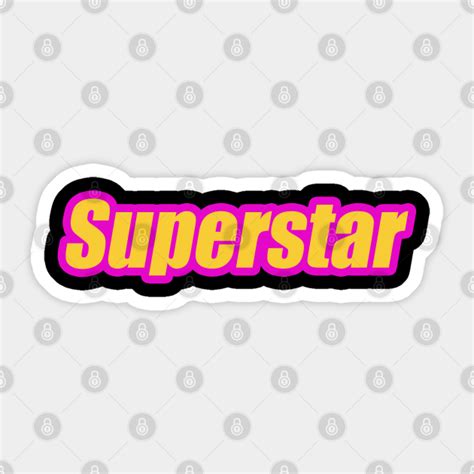 Superstar Pink Outline Superstar Sticker Teepublic