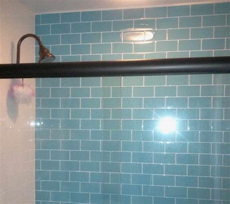 Get the best deal for green bathroom floor tiles tiles from the largest online selection at ebay.com. green glass shower tiled | Turquoise Shower With Glass Tiles | Turquoise glass tiles, Turquoise ...