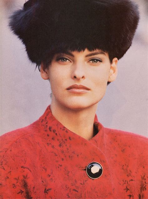 Vogue Italia Editorial Shot By Patrick Demarchelier 1988 Linda