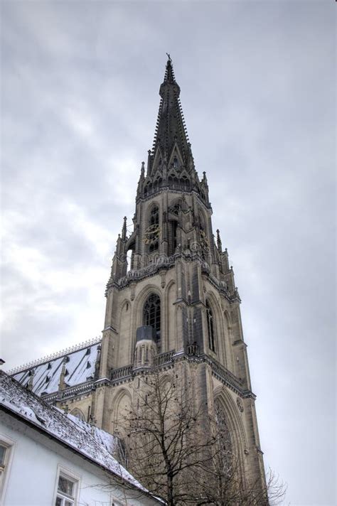 New Cathedral Neuer Dom Mariendom Stock Photo Image Of Neuer Cathedral