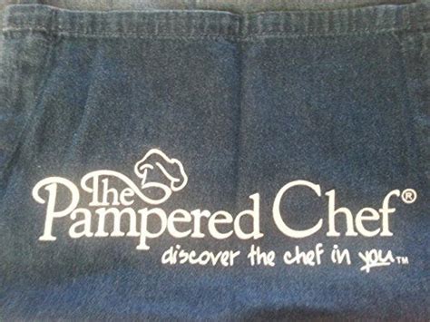 Cheap simple high quality chef household aprons half length design. The Pampered Chef Denim Consultant Apron | Dining table in ...
