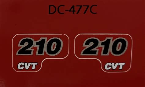 Decal 116 Case Ih Magnum 210 Cvt Model Numbers Dc477c Midwest