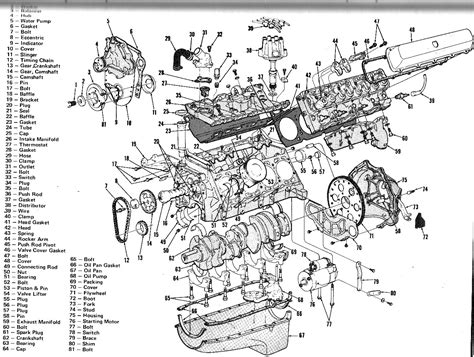 Chevy 350 Engine Parts Diagram