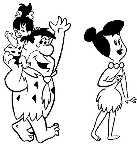 Dibujos De Flintstones 29564 Dibujos Animados Para Colorear Y Pintar