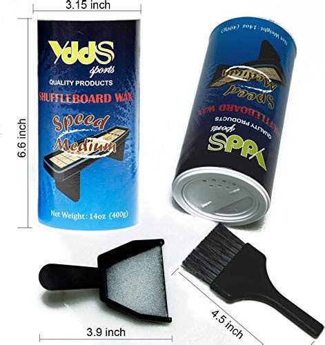 Ydds Shuffleboard Sand Shuffleboard Wax With Mini Dustpan And Mini