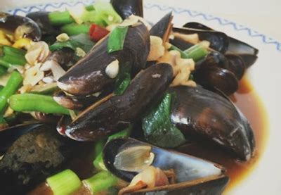 Resep Kerang Hijau Buncis Saus Tiram Super Pedas - Resep Hari Ini