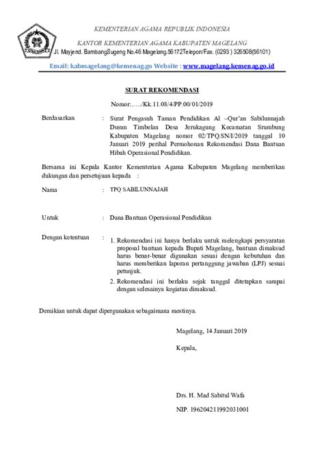 Contoh Membuat Surat Dari Kemenag Hot Sex Picture