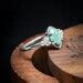 The Raya Marquise Cut Turquoise Engagement Ring Etsy