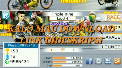 Drag bike 201m merupakan game offline yang dapat di mainkan tanpa koneksi internet. DOWNLOAD game drag bike 201 m - YouTube