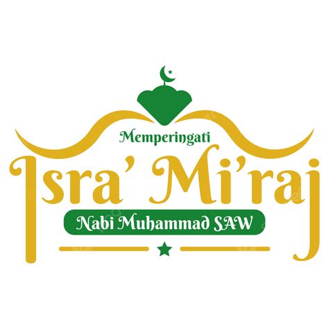 Isra Miraj Muhammad Vector Hd Png Images Greeting Text Of Isra Miraj