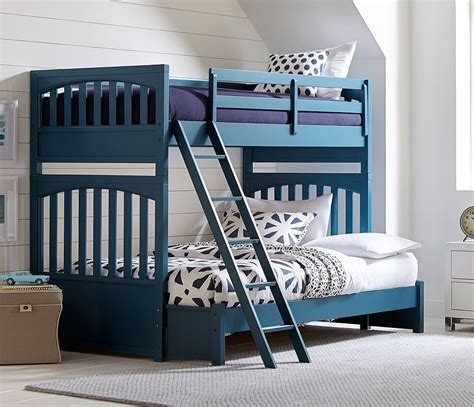 Blue Twin Over Full Bunk Bed By Samuel Lawrence Furniture Furniturepick
