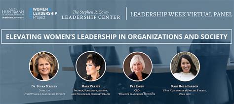 Virtual Panel Elevating Womens Leadership In Organizations And