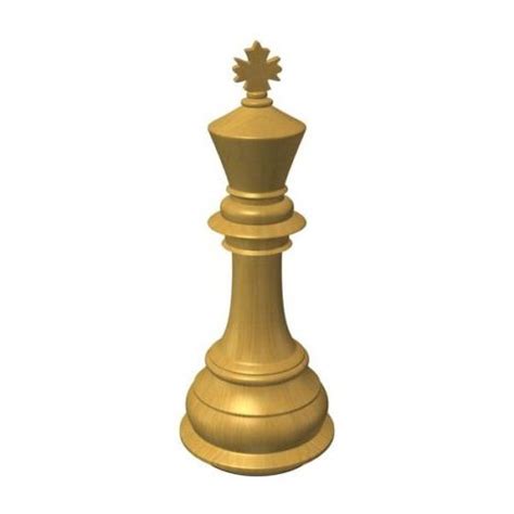 Wooden Chess King Side Free 3d Model Obj Stl Open3dmodel