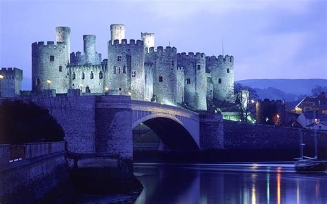Conwy Castle Medieval English Conway Castle Welsh Castell Conwy Is