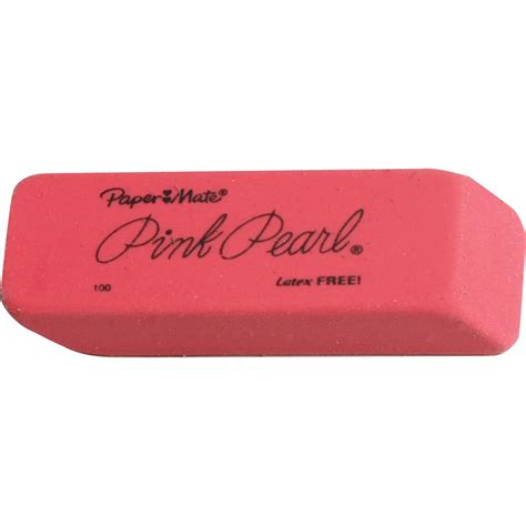 Paper Mate Pink Pearl Erasers 2 38 X 34 X 14