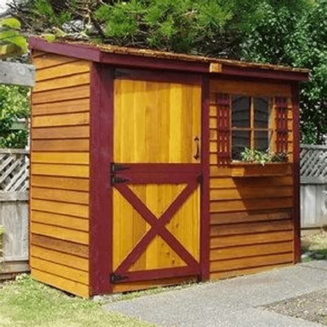Lean Storage Shed Cedarshed Bayside — Homestead Supplier