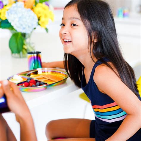 Ahimsa Stainless Steel Divided Plate Kids Meals American Academy Of