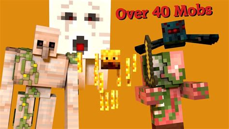 Really The Best Minecraft Cinema 4d Mob Pack Youtube