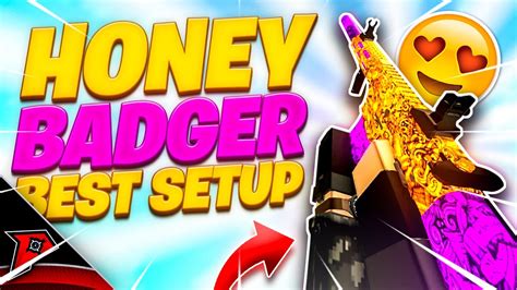 The Best Honey Badger Setup In Phantom Forces Roblox Youtube