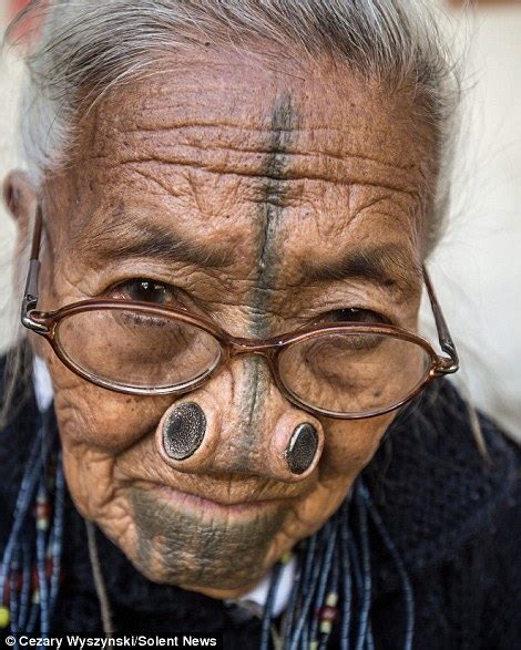 indian tribe where the woman must have ‘nose plugs fitted daily mail online