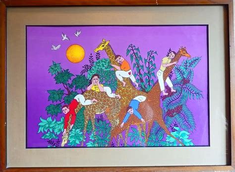 Un día después de dejar su cargo como alto comisionado para la paz, miguel ceballos, quien también estaba al frente de la negociación con el comité na. Las Jirafas Painting by Miguel Garcia Ceballos