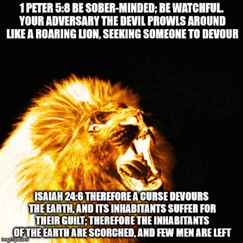 Image Tagged In Your Enemy A Curse The Devil Enemy Curse Lion Earth Imgflip