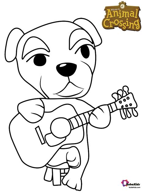 Free Printable Animal Crossing Coloring Pages Magnauber Info