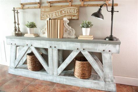 Well Constructed Farmhouse Console Table