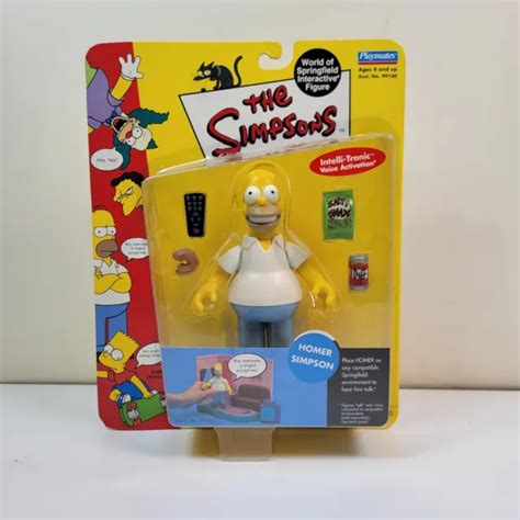 Homer Simpson Series 1 The Simpsons World Of Springfield Figure Playmates 2495 Picclick