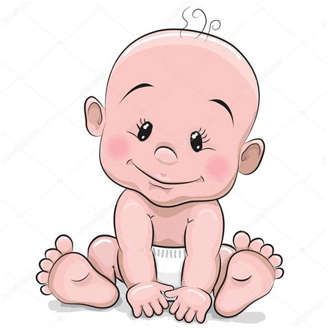 Cute Cartoon Baby Boy — Stock Vector © Reginast777 81662268