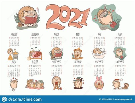 August 2021 Clip Art Best Calendar Example