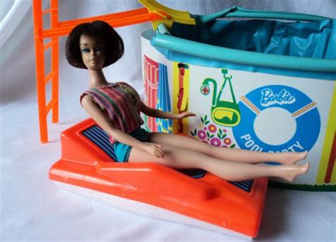 Barbie S Pool Party With Box Accessories Vintage Toy Etsy