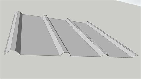 Metal Roofing Panel 3d Warehouse